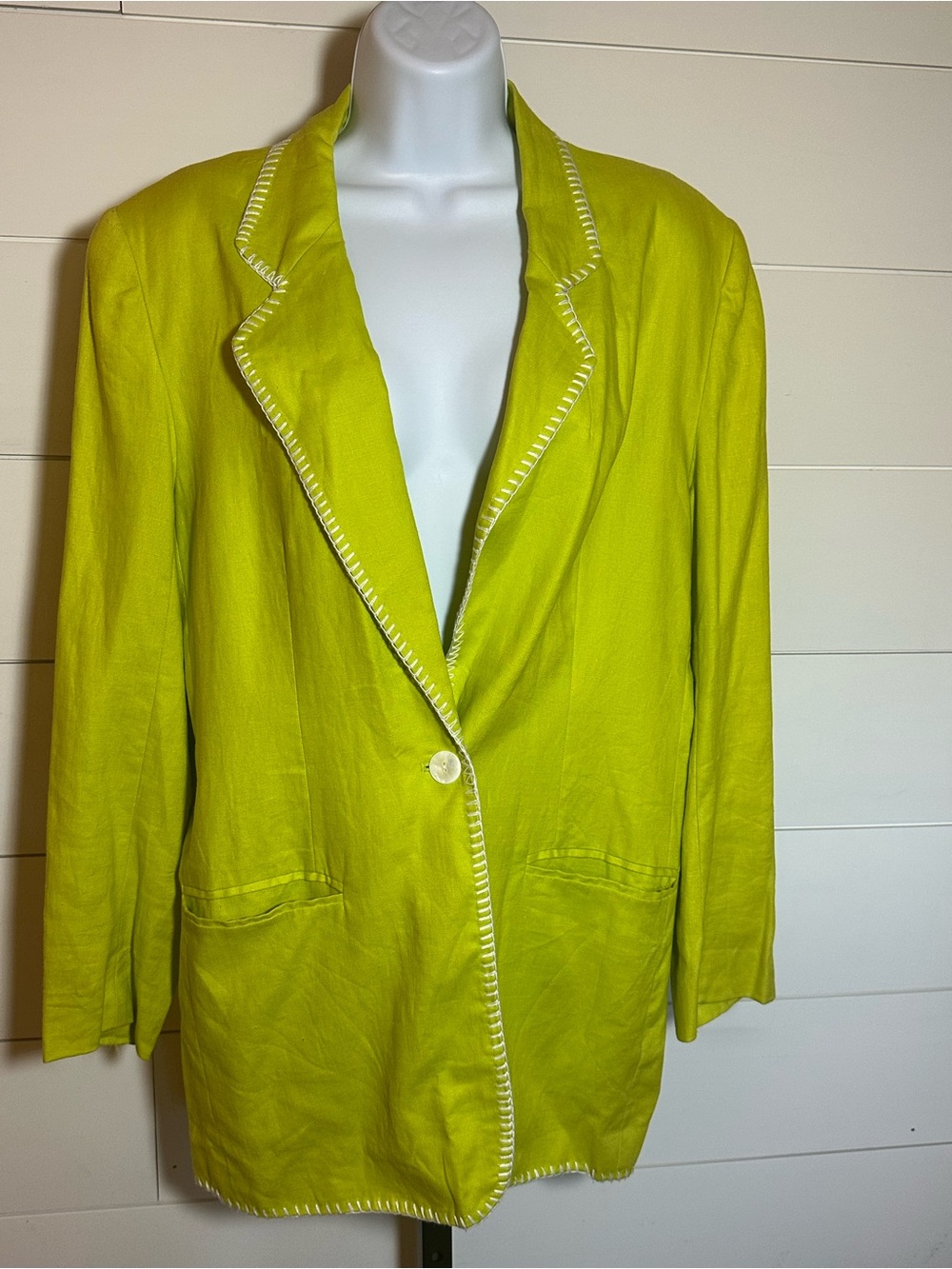 Lime Green Women’s Blazer Jacket